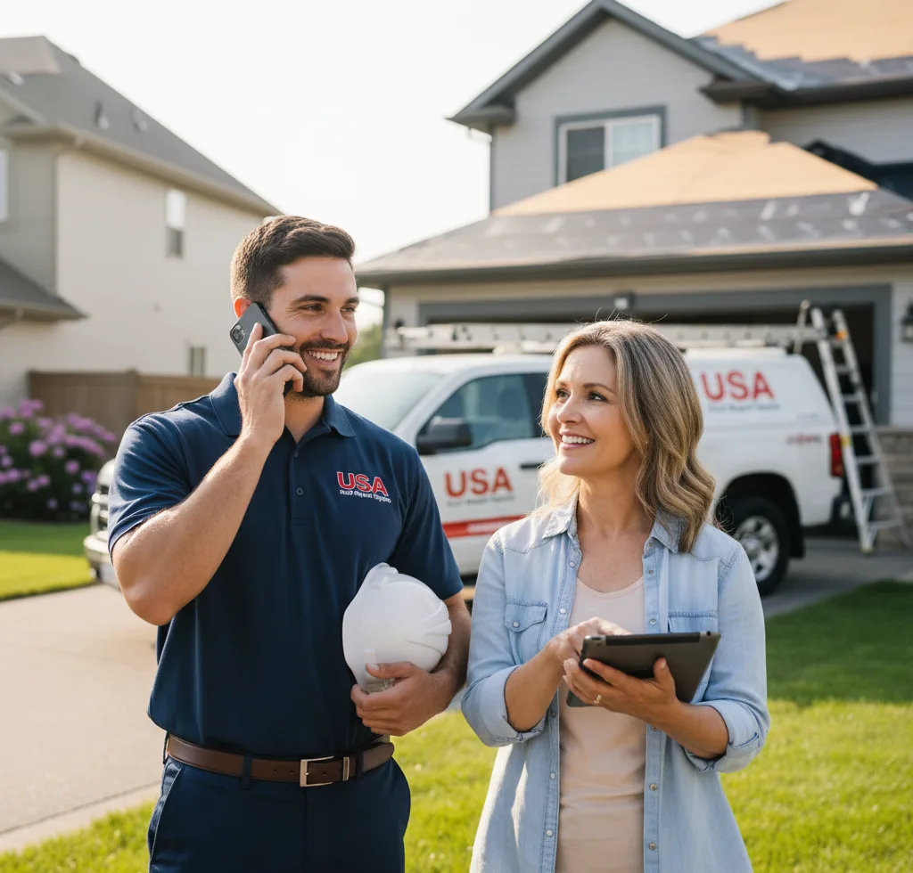 USA Roof Repair Experts customer support in Winchendon